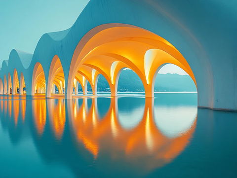 五象湖抽象建筑