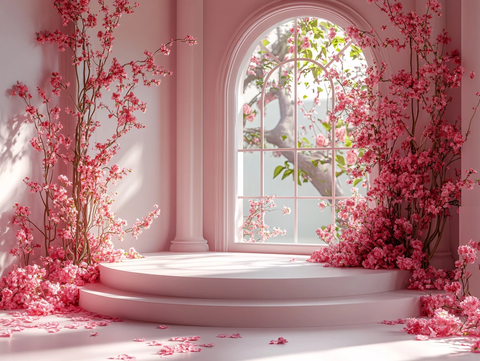 春季氛围美陈橱窗