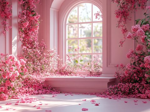 浪漫温馨粉色主题场景