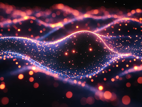 网点创意特效背景