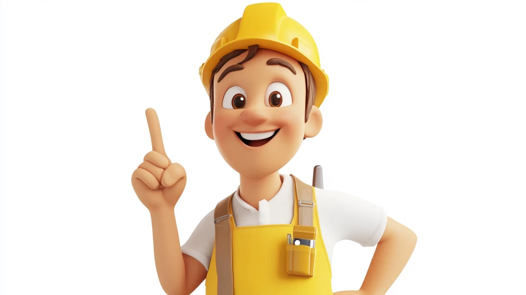 卡通开心工匠头像