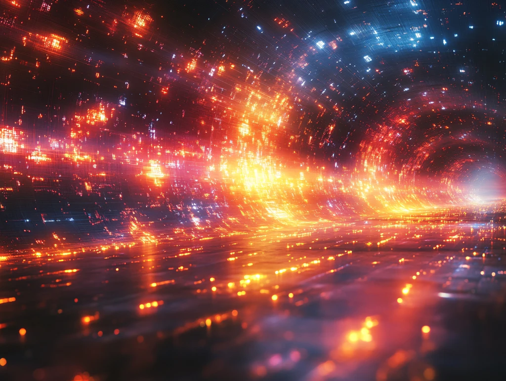 科技光线汇聚背景