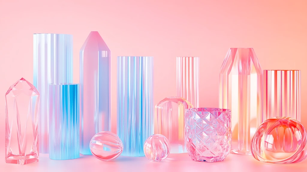 护肤品镭射背景