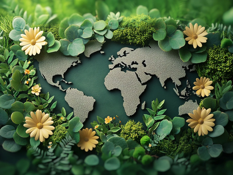 创意绿色环保背景