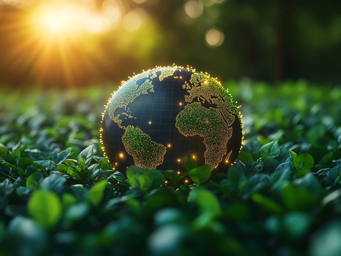 绿色地球风光