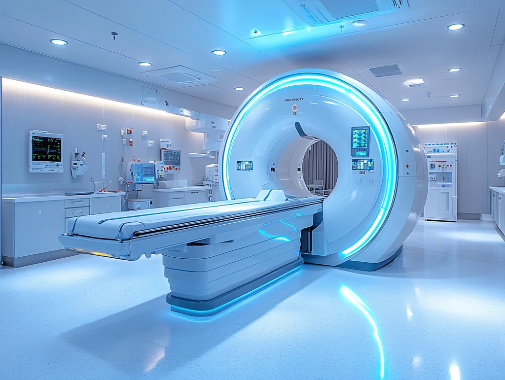 无人的磁共振工作室