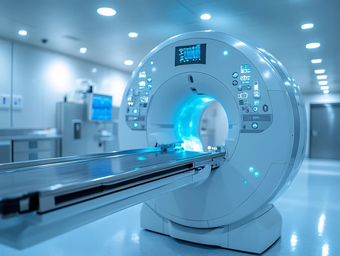 无人的磁共振工作室