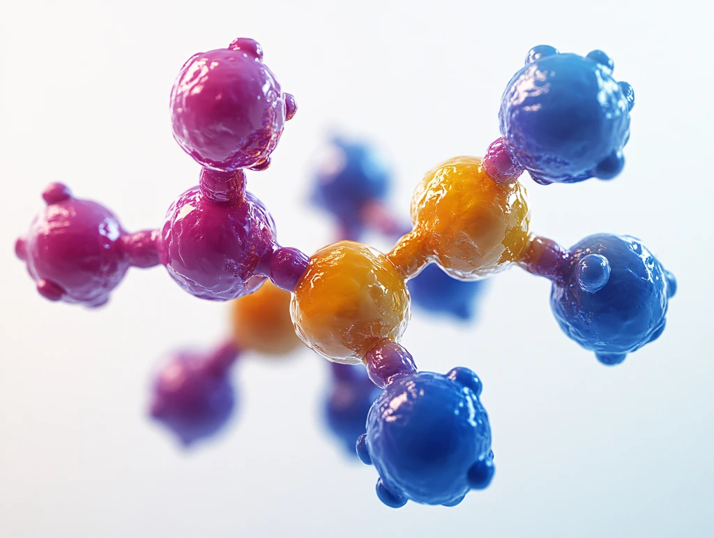 分子结构示意图