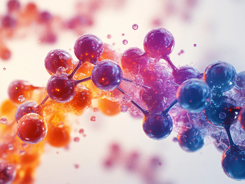 分子结构示意图