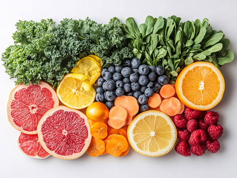 水果蔬菜色彩搭配