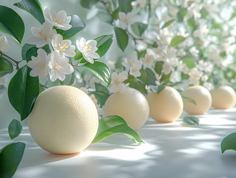 蜜柚节氛围装饰布置