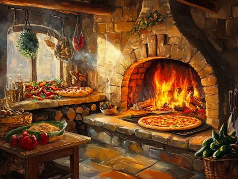 窑炉披萨