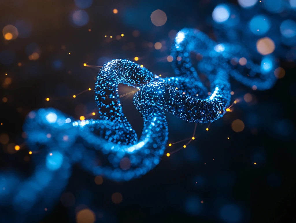 基因链与人体艺术