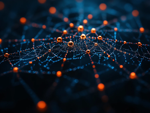 网点创意特效背景