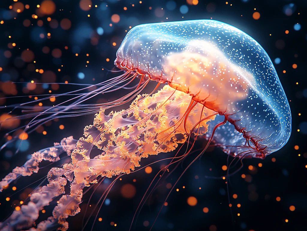 海洋动物水母高清图片
