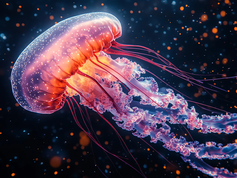 海洋动物水母高清图片