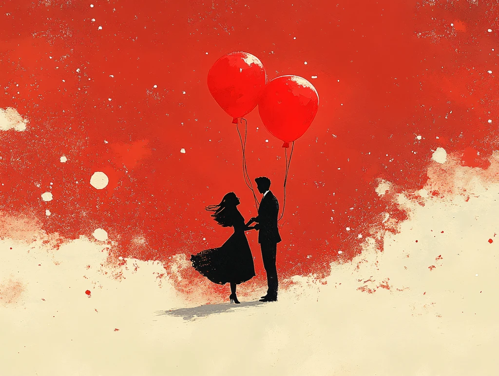 神秘求爱求婚爱情红色