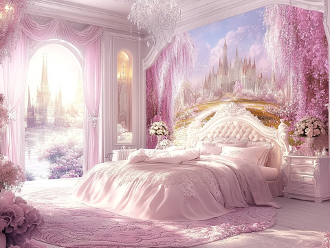 浪漫温馨粉色主题场景