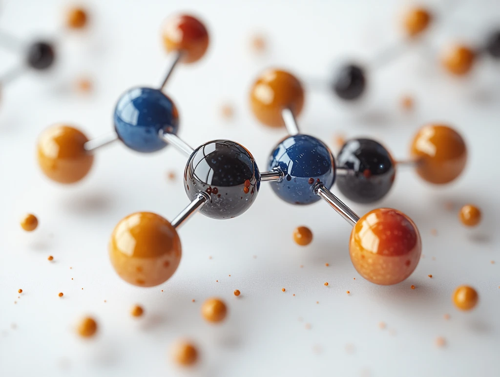 分子结构示意图