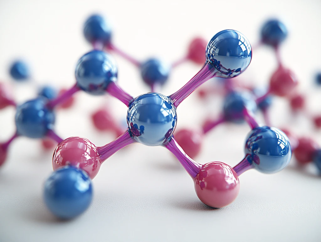分子结构示意图