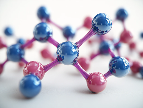 分子结构示意图