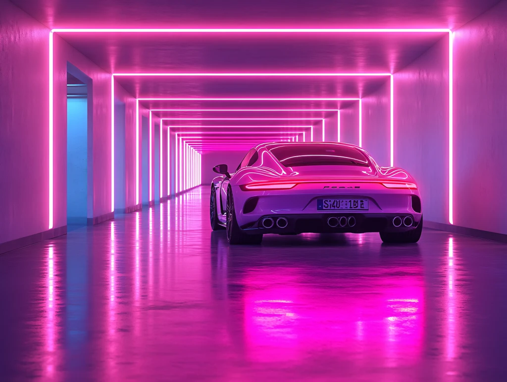 汽车霓虹灯