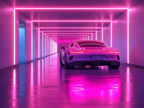 汽车霓虹灯