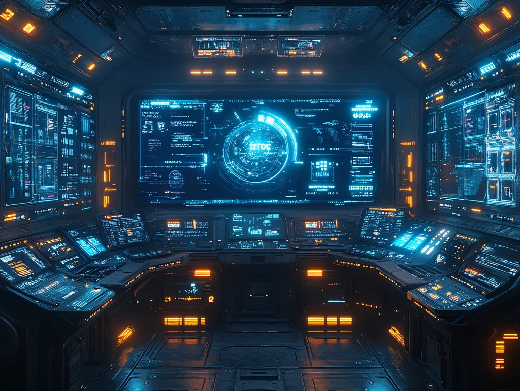 宇宙飞船仪表板