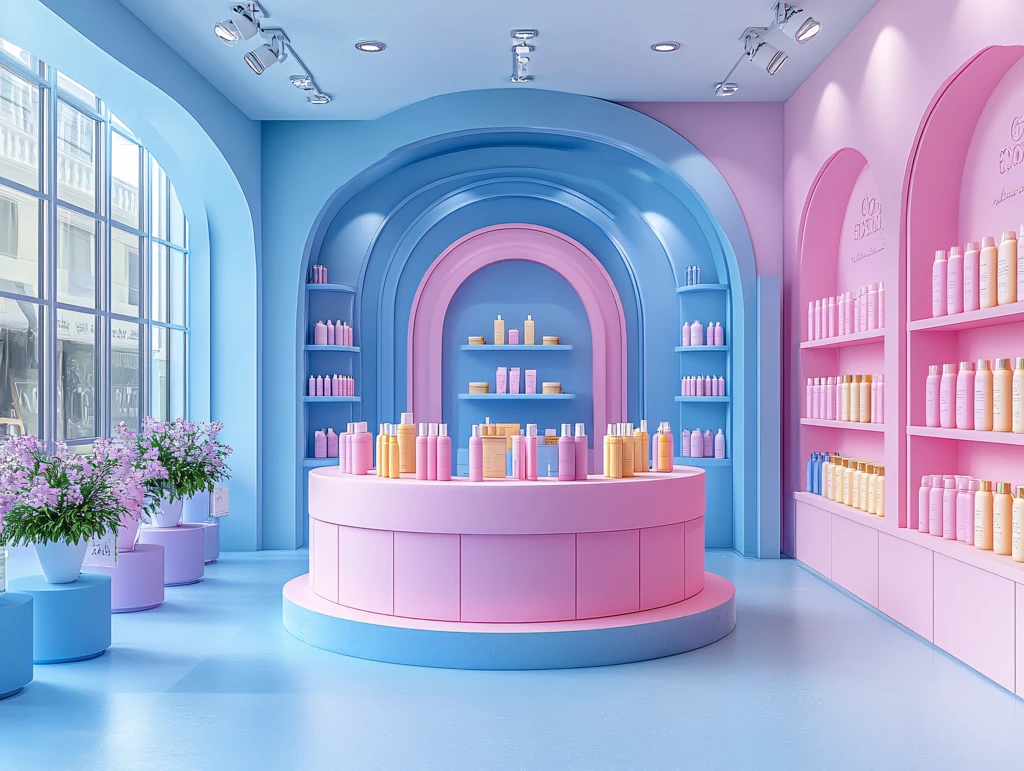 美妆店素材