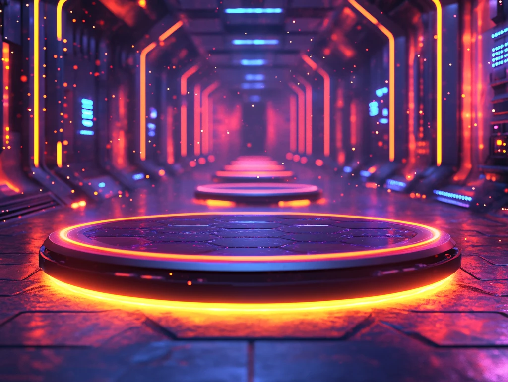 圆形科技舞台