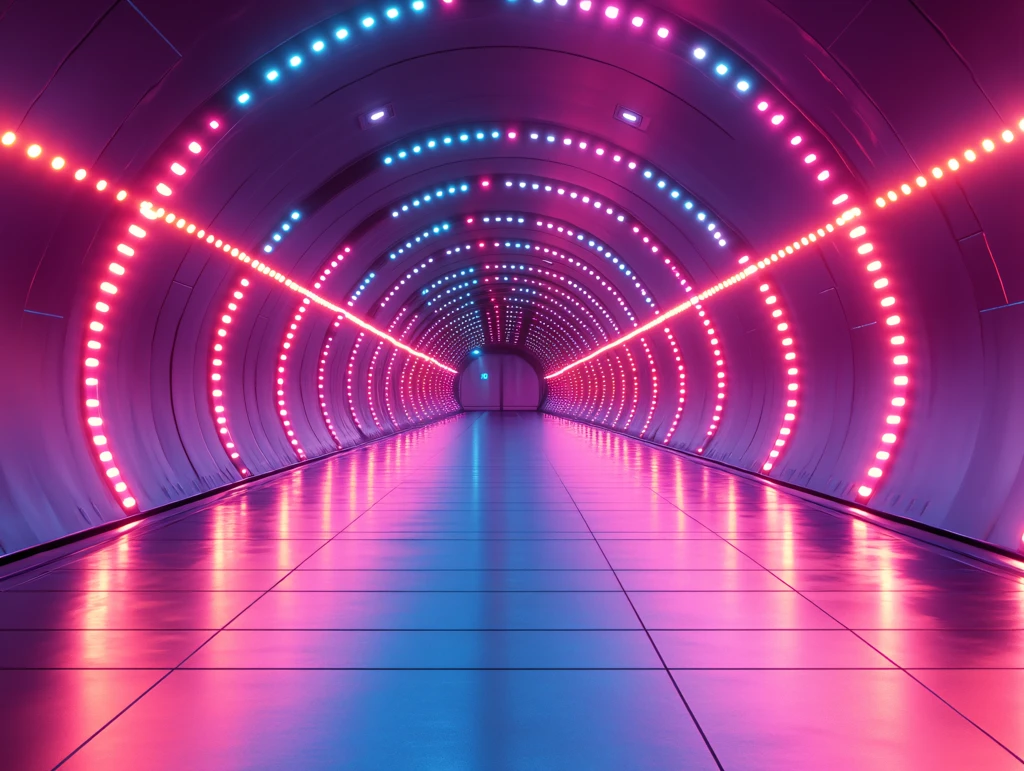 灯光隧道特效