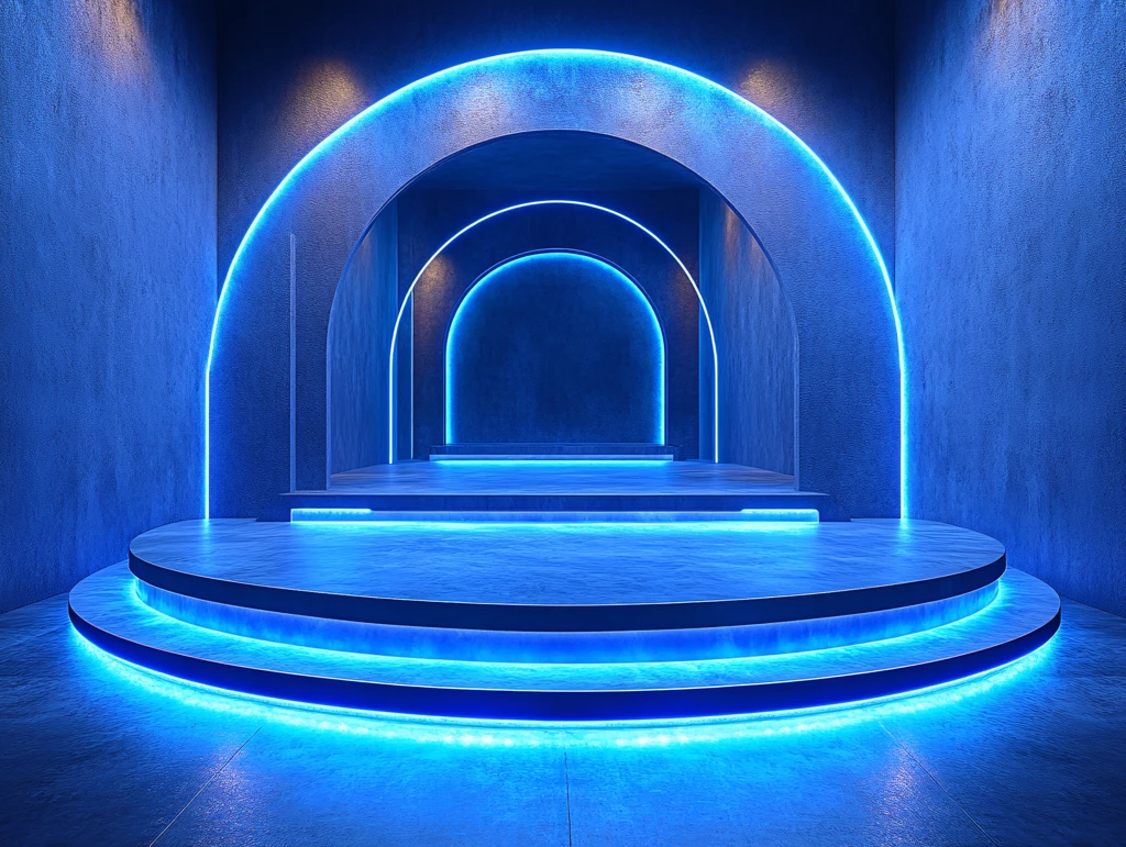 赛博朋克风格迎宾区