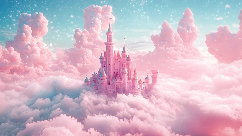 梦幻粉红色城堡