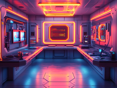 宇宙飞船控制室