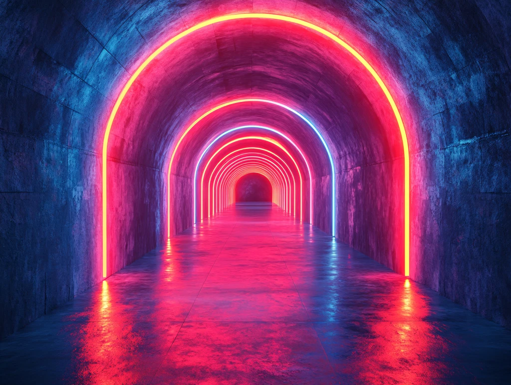 霓虹隧道