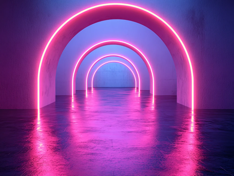 霓虹灯场景造型