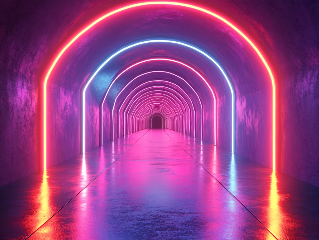 霓虹隧道
