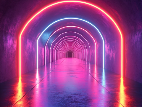 霓虹隧道