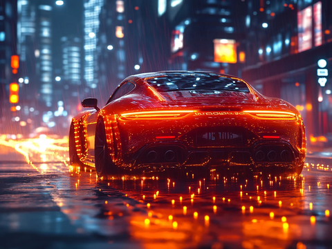 发光的车酷炫车