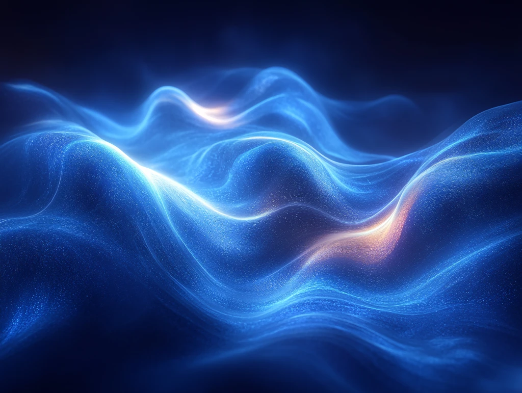 科幻感蓝色流动感背景