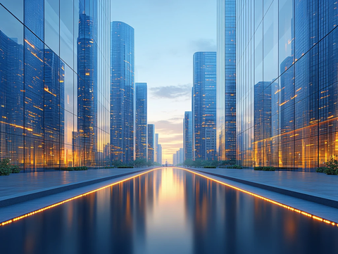 金融城建筑风光