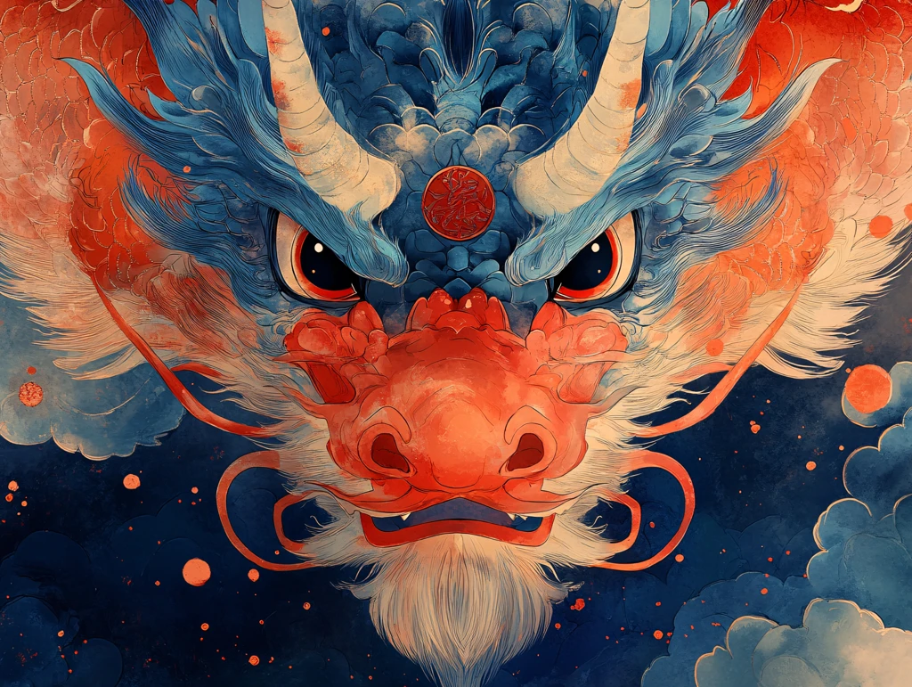 龙年系列插画形象