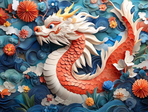 龙年系列包装插画