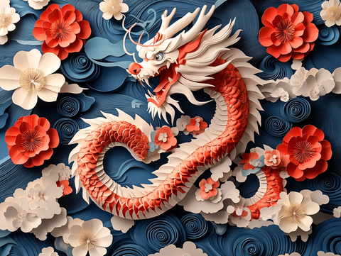 龙年立体装饰