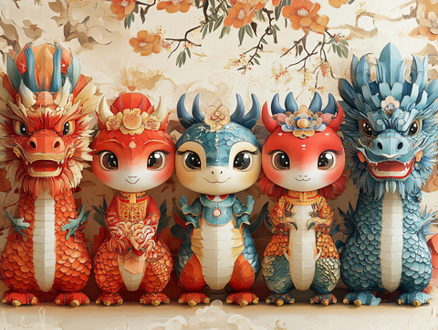 文创龙年吉祥物