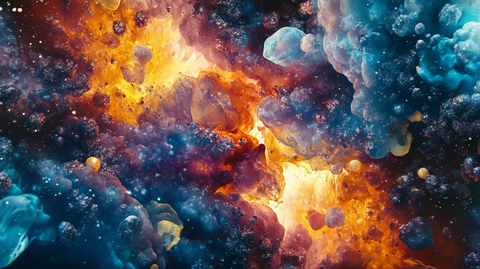 海洋流体画宇宙