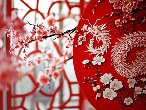 梅花传统中式婚礼