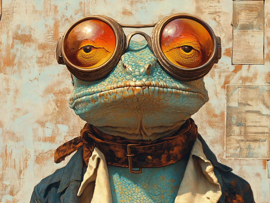 变色龙装饰壁纸