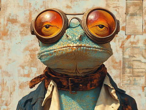 变色龙装饰壁纸