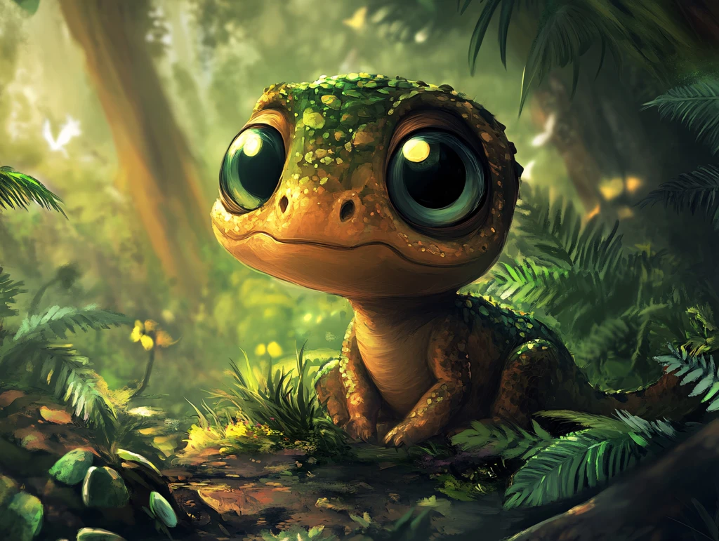 呆萌小恐龙形象